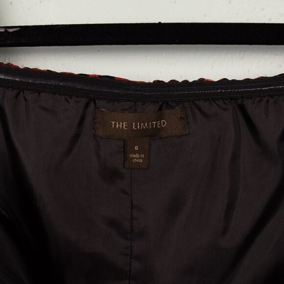 The Limited orange cheetah print strapless dress-6 - Picture 3 of 5